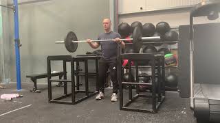 Concentric power jerk + concentric split jerk demonstration