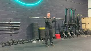 Tempo push press demonstration