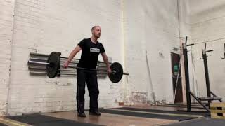 Snatch Deadlift demonstration