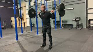 1 + 1/4 back squat with pause demonstration