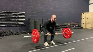 Barbell wrist curls demonstration