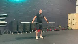Hip power snatch + hip snatch demonstration