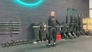 2 Pause snatch pull + paused low hang snatch demonstration