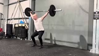 Snatch deadlift to hip + snatch demonstration