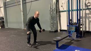 Bent over rear flyes demonstration