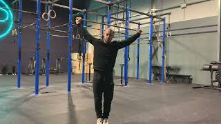 Overhead side bends demonstration