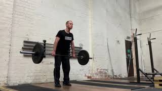Pause clean + split jerk demonstration