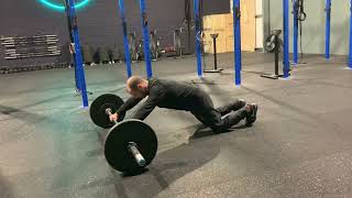 Barbell rollouts demonstration