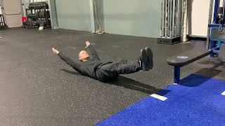 Hollow hold demonstration