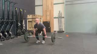 1 inch pause clean + split jerk demonstration