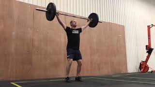 Snatch Pull + Snatch demonstration