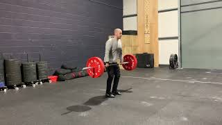 Clean deadlift + 2 low hang pulls + low hang clean demonstration