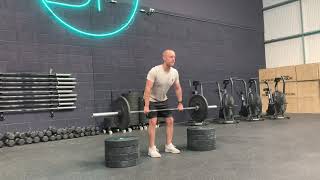 Block Clean from Above Knee demonstration