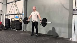Power snatch + hang snatch below knee demonstration