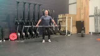 Pause snatch pull + pause snatch demonstration