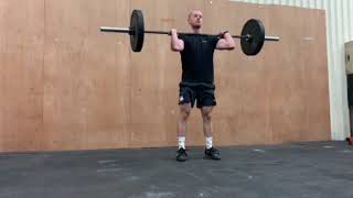 Pause clean below knee + clean + split jerk demonstration